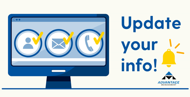 Keeping your contact information up to date!