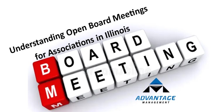 Understanding Open Board Meetings for Associations in Illinois