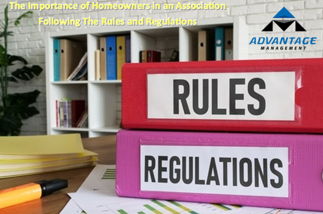 The Importance of Homeowners in an Association Following The Rules and Regulations