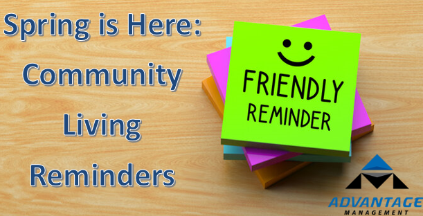 Spring is Here: Community Living Reminders